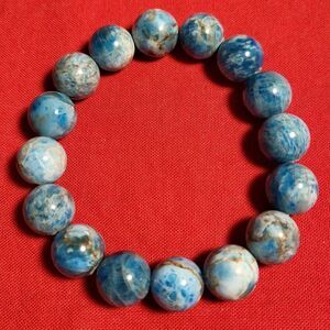 Madagascar Paraiba Apatite Beaded Stretch Bracelet